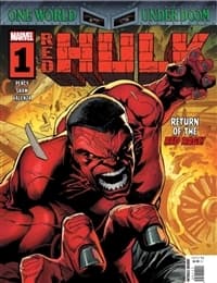 Red Hulk comic cover